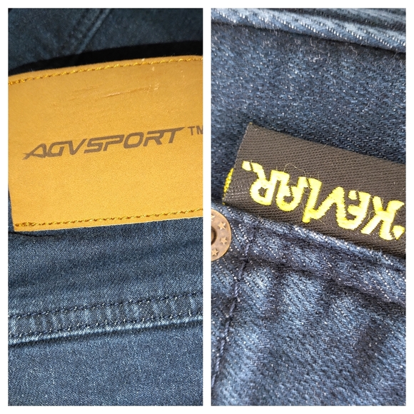 AGV Sport Kevlar Size 6 Reg Blue Motorcycle Jeans - Picture 8 of 16